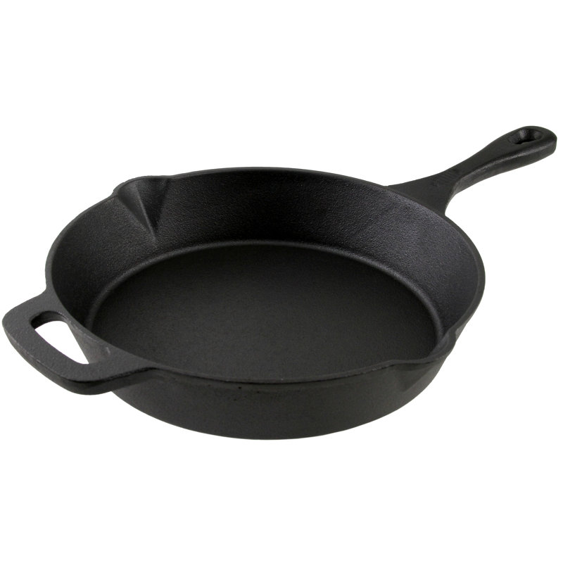 Poêlon de cuisine en fonte 10,5" artisanat