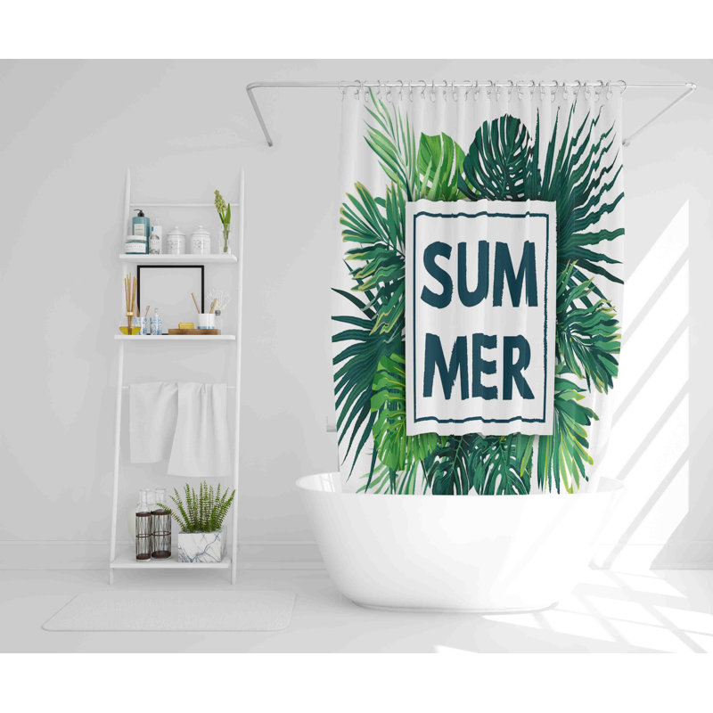 Giavanna Polyester Shower Curtain, 168cm H x 168cm W