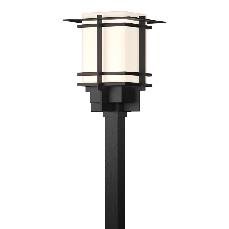 Tourou 1 - Light 19.1" H Lantern Head, Black, Opal