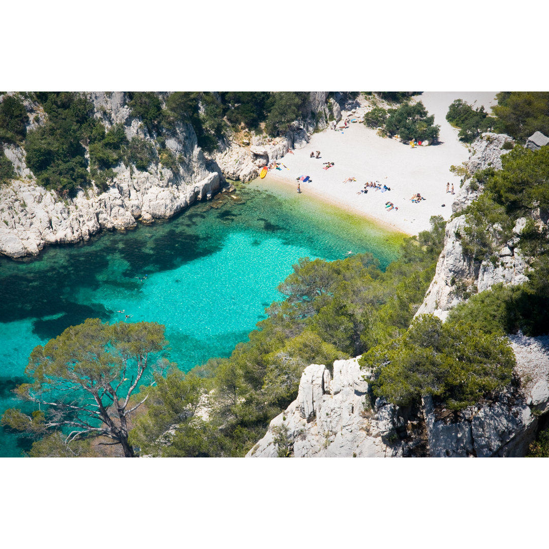 Aerial View Of Les Calanques by JohanSjolander - Drucken