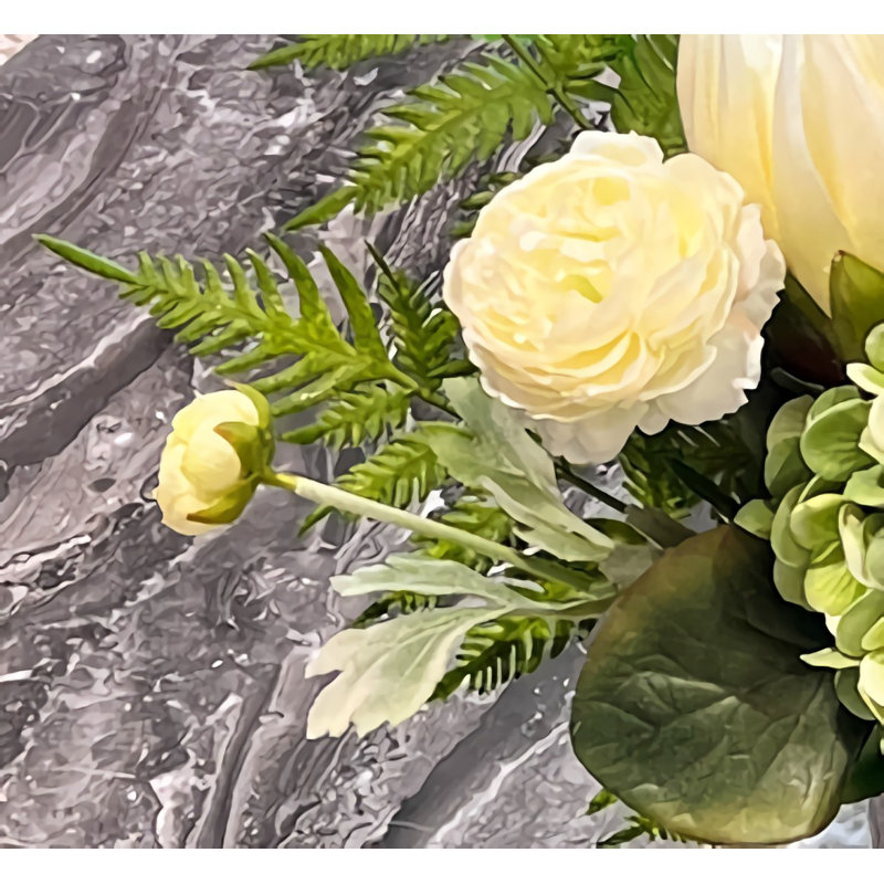 Décoration de bouquet simulé