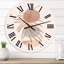 Lune et soleil en forme de terre cuite rétro II - horloge murale moderne-60328801