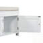 Banc de rangement en bois pour hall d'entrée avec 3 portes à volets-388751148