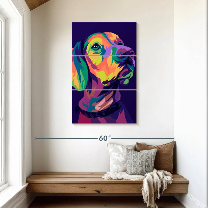 Brampt Labrador Pop, 45" H x 28" W