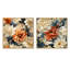 Ladue - Ensemble de 2 collages carrés floraux-101853167-101853165