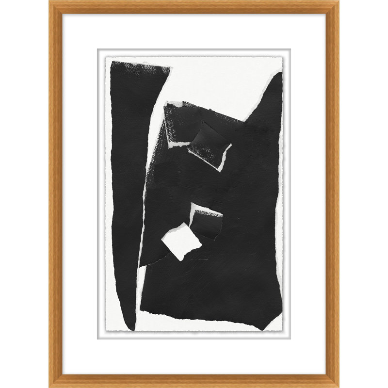 «Dramatic Cut 1» par Christopher Kennedy - peinture encadrée sur papier