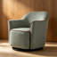 Fauteuil demi-tonneau en chenille-131092361