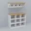 Ensemble de portemanteaux 4 en 1 avec porte-chaussures Hall Tree