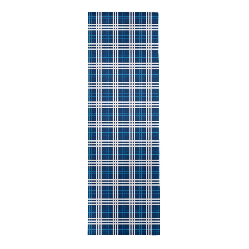 Plaid Indoor Rug, Runner 2'6" x 8'