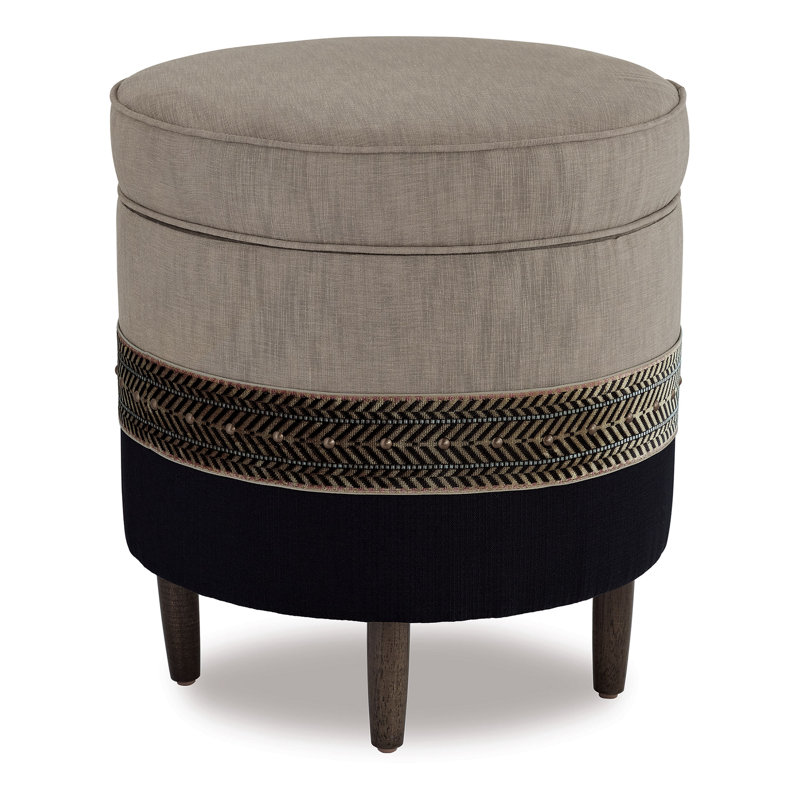 Talena Round Ottoman