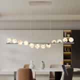 Nese 12 - Light LED Dimmable Linear Kitchen Island Pendant