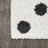 Colleps Modern Charcoal Dot Shag White/Gray Rug-1603153830