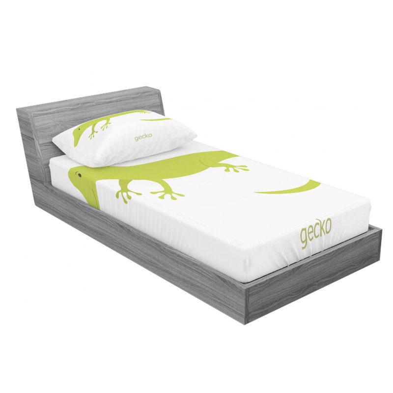 Reptile Microfiber Sheet Set, Twin XL Sheet Set + Fitted Sheet + 1 Pillowcase