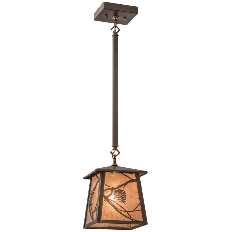 Rustic Lodge 1 - Light Pendant, Silver