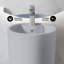Lavabo de lavabo circulaire Monaco-101462022