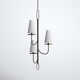 Walling 3 Light Metal Dimmable Chandelier