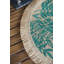 Naturals Jute Floral Round Placemat