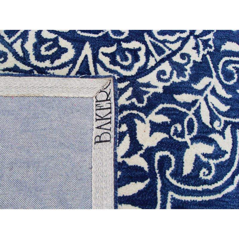 Kirman Damask Hand Woven Area Rug, Rectangle 153 x 244cm