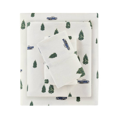 Sheet Set Green Trees & Trucks