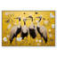 Yellow Crested Cranes Canvas Animals Print by Oliver Gal-1268556775-1148752375