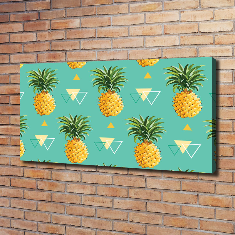 Pineapples - Wrapped Canvas Print