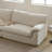 Retro Washable Double-Arm Soufflé Straight Sofa-935549013