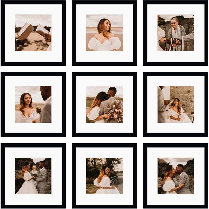 12x12 Picture Frames Set Of 9