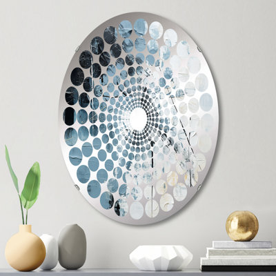 Miroir mural oval