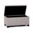 Dover 36"W Upholstered Linen Look Fabric Contemporary Rectangular Storage Ottoman with Lift Top-161001865