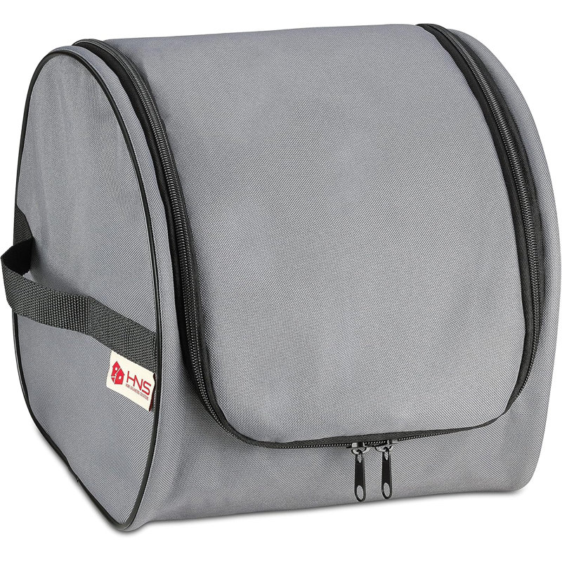 Sac de rangement pour lumières de Noël avec poignées renforcées pouvant accueillir des lumières de Noël jusqu'à 375 pi, Gris