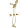 3 Handle Tub Shower Faucet Set Shower System with Tub Spout Kit