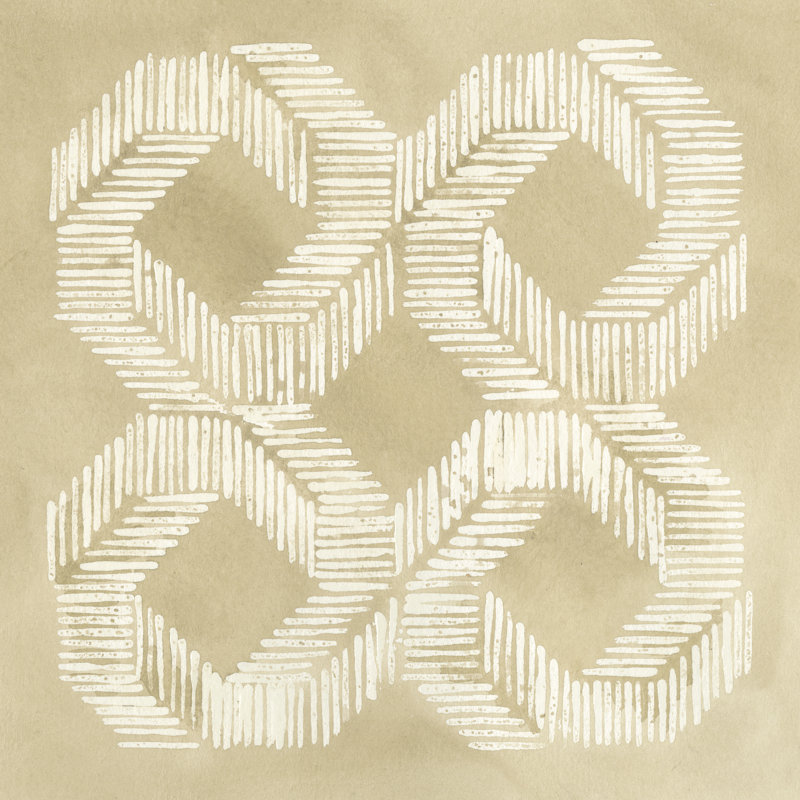 Sand Stitch II by Vanna Lam - Wrapped Canvas Painting, 30cm H x 30cm W