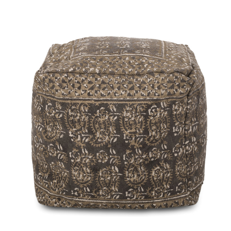 Derontae Upholstered Pouf