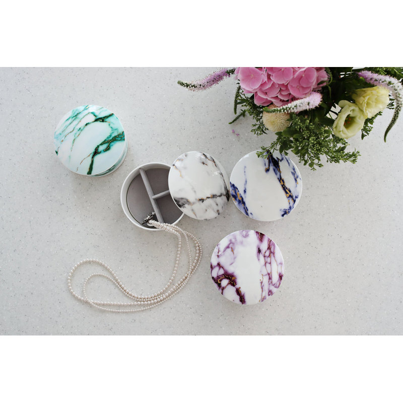 Marble Chianti Bone China Accessory Box
