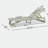 Wooden Chaise Lounge-149637031