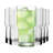 Libbey Newton Stackable Tumbler Glass, 16-ounce, Set of 6