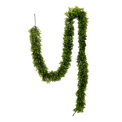66'' in. Faux Boxwood Garland