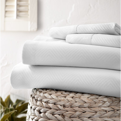 Becky Cameron Microfiber Chevron Sheet Set