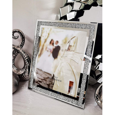 Mowrystown Silver Glass Picture Frame