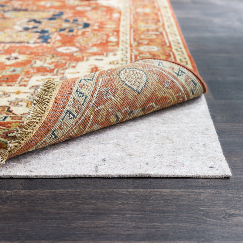 Leighton Dual Surface 0.22'' Thick Rug Pad, Runner 2'6" x 10'