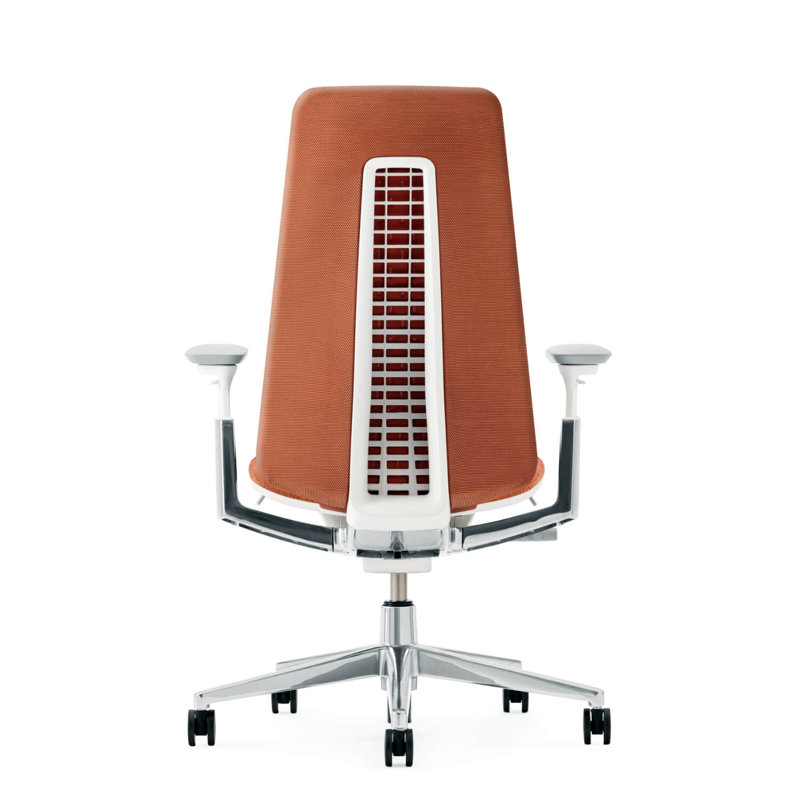 Haworth Fern Digital Knit Task Chair, No, Ember