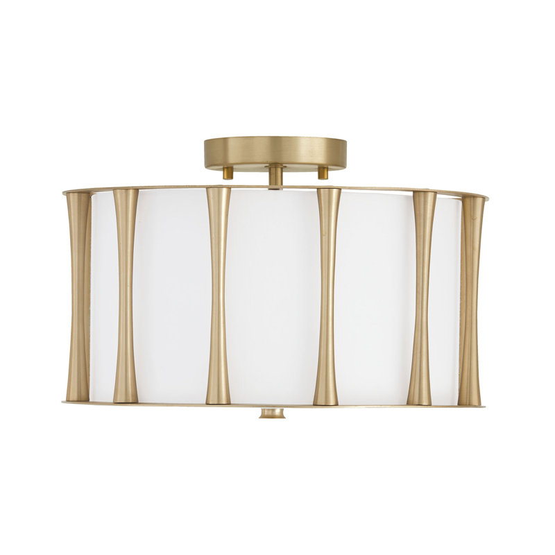 3 - Light Pendant, Matte Brass