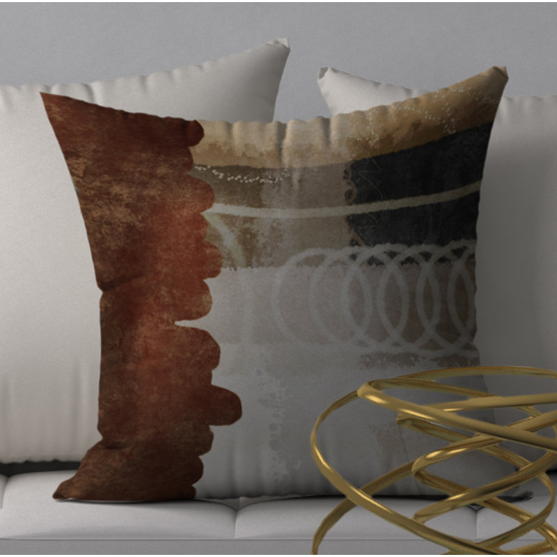 Housse de coussin carrée décorative gracieuse bijou, 20 po X 20 po