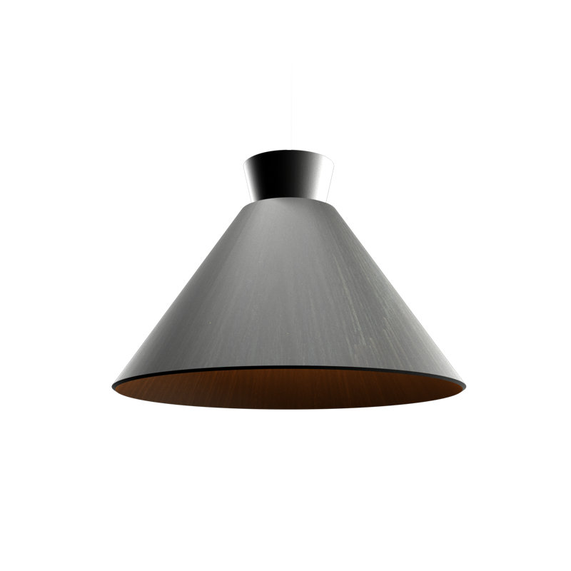 Conical 1 - Light Pendant, Charcoal