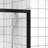Aluminum Frame Double Sliding Glass Shower Enclosure With 1/4" (6mm) & Tempered Glass, Safe Design, - Crash Angle For Bathroom Rust Handle