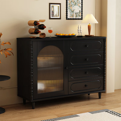 Nordic style storage sideboard cabinet