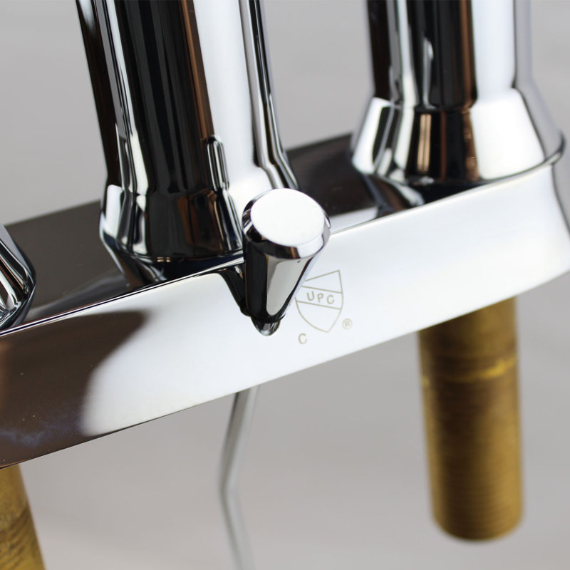 Centerset Bathroom Faucet, Chrome