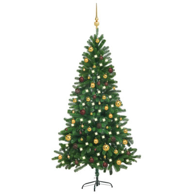 Artificial Christmas Tree with LEDs&Ball Set