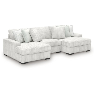 Brunton 3-Piece Sectional With Double Chaise