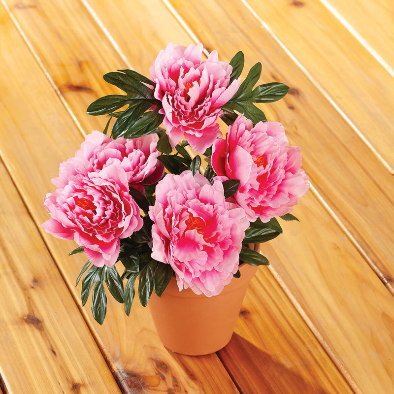 Pivoine artificielle OakRidge, Rose